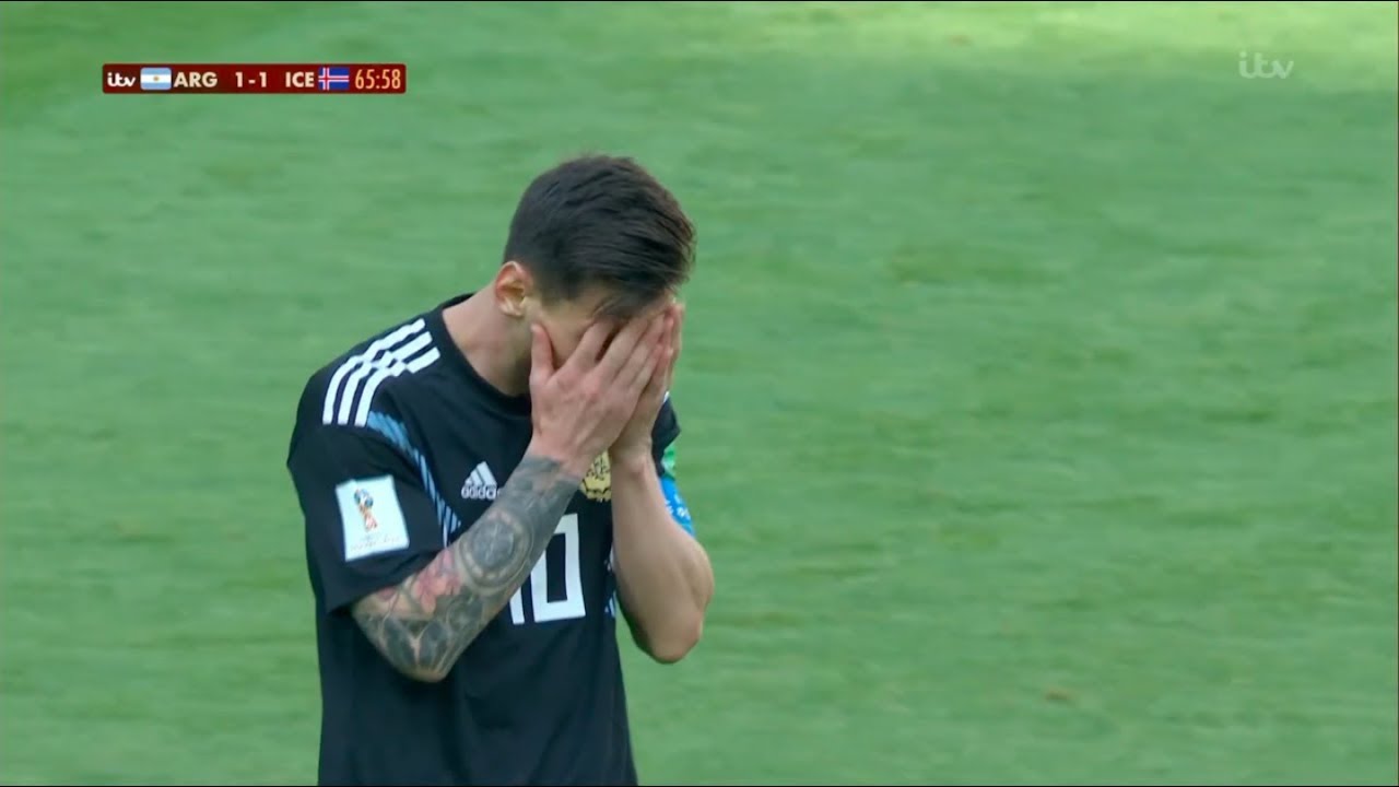 El penal que ‘se peló’ Messi ante Islandia