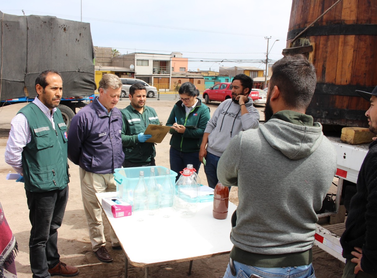 SAG fiscalizó a chicheros que llegaron de San Felipe