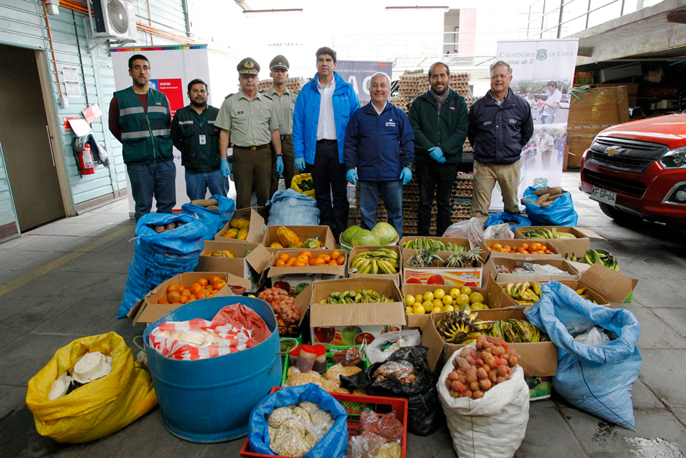 SAG y Carabineros desbaratan nuevo centro de acopio de productos agropecuarios