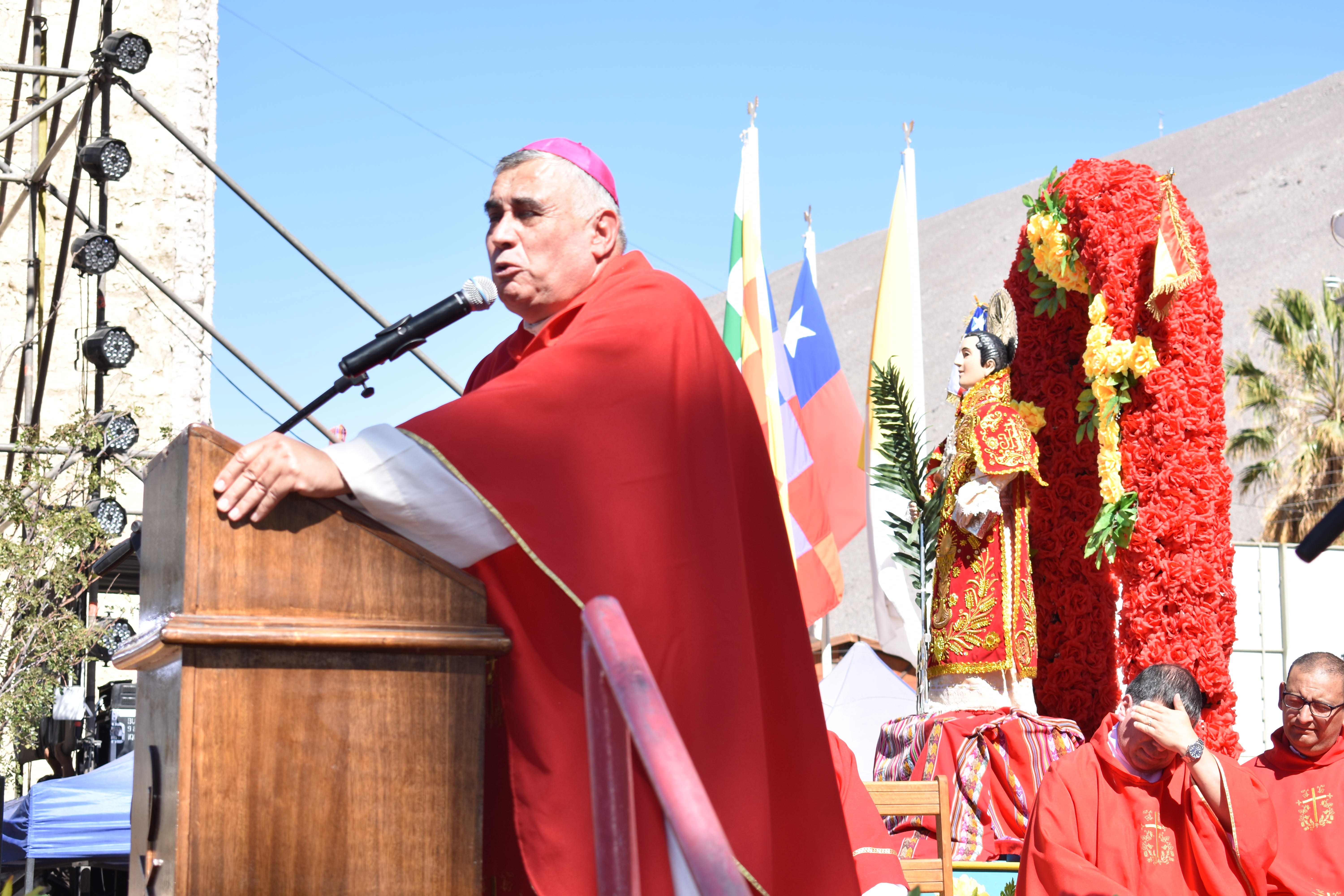 Obispo presidió misa de honor en la fiesta de San Lorenzo