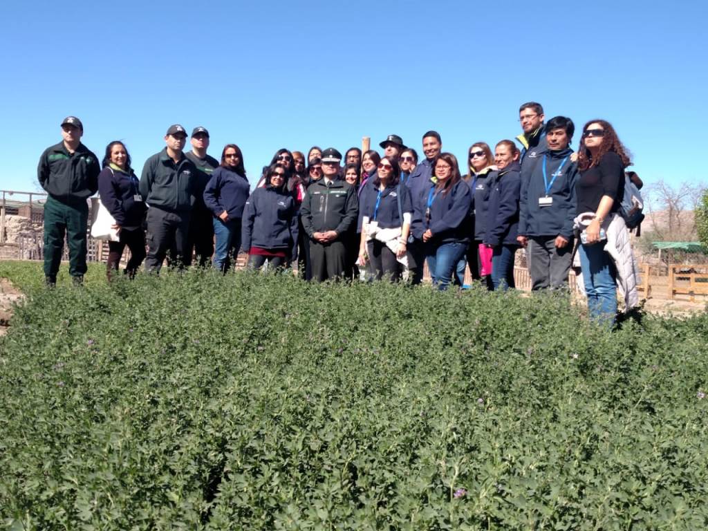 Gendarmería mostró trabajo de la granja a funcionarios de SIGES