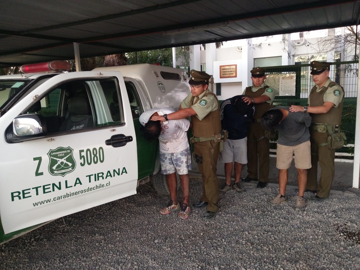 Carabineros detiene a individuos que robaron en sede de baile religioso en La Tirana