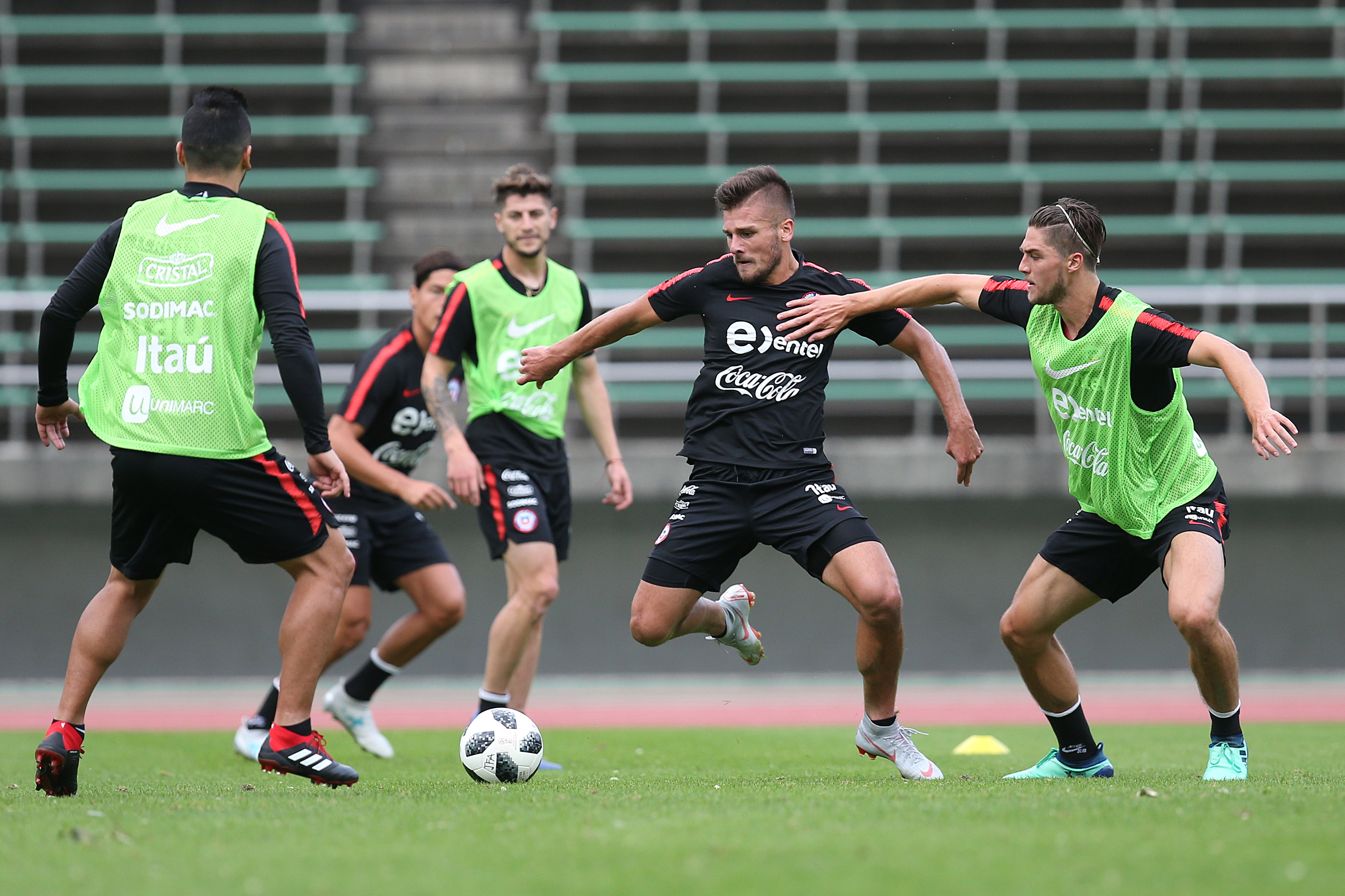 Un fuerte sismo sorprendió a la Roja en Japón