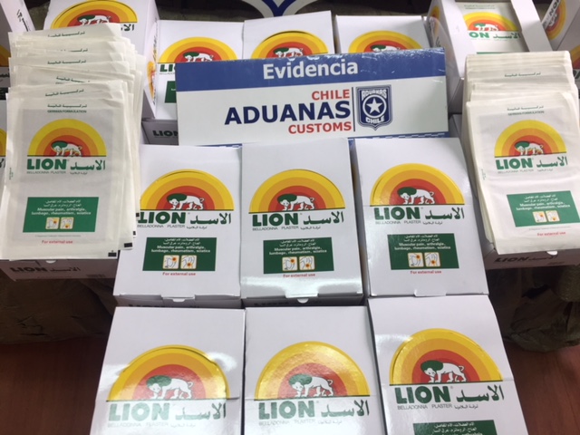 Aduanas detecta 8.640 parches térmicos falsificados