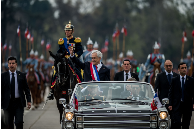 Presidente Piñera en la Parada Militar 2018