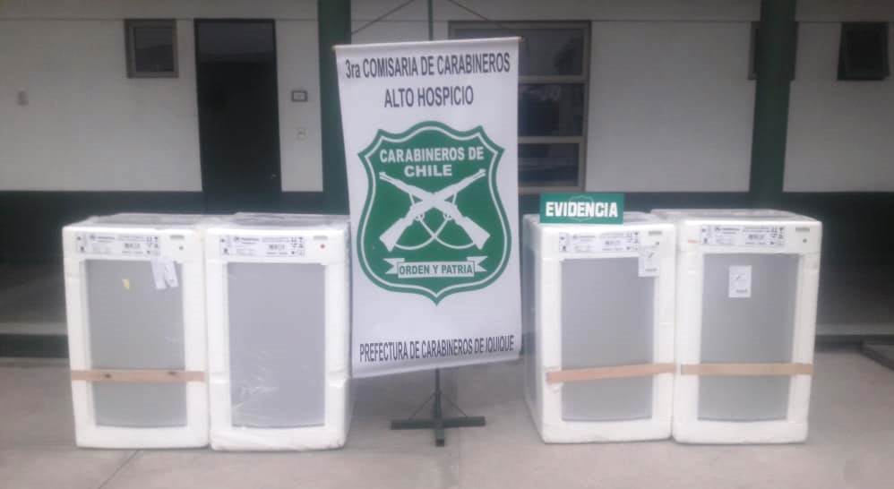 Seis detenidos por receptación en Alto Hospicio