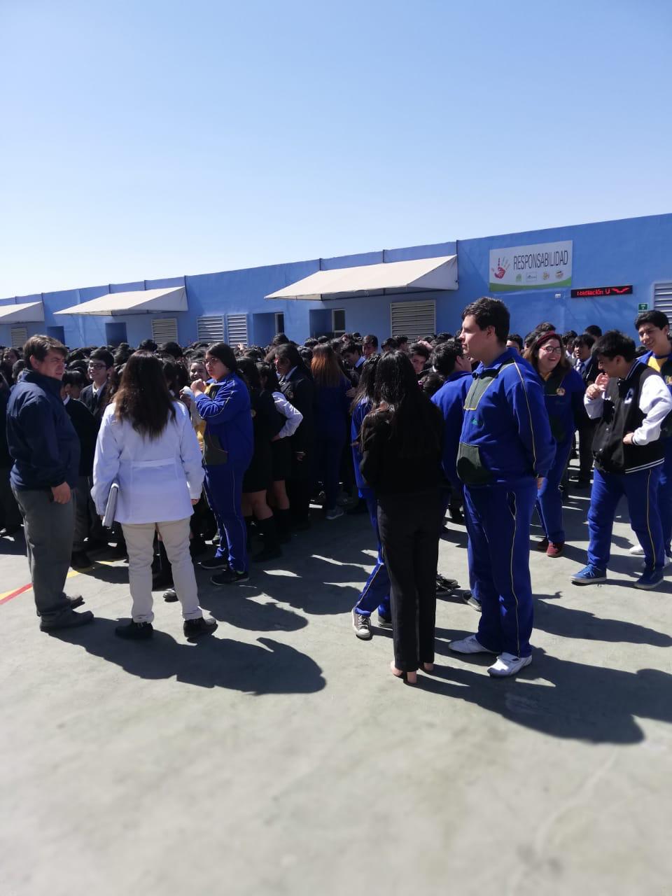 Comunidad de Alto Hospicio participó en simulacro de terremoto 7.9 Richter