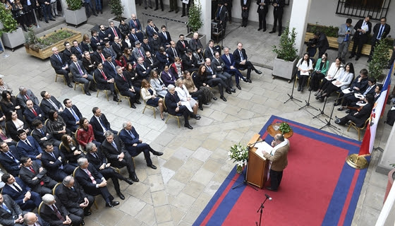 Presidente Piñera a 45 años del golpe militar