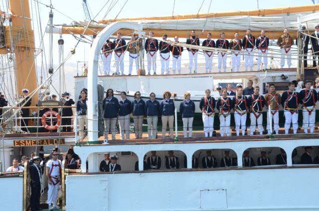 Personal del Museo vivió la experiencia de navegar en el Buque Escuela Esmeralda