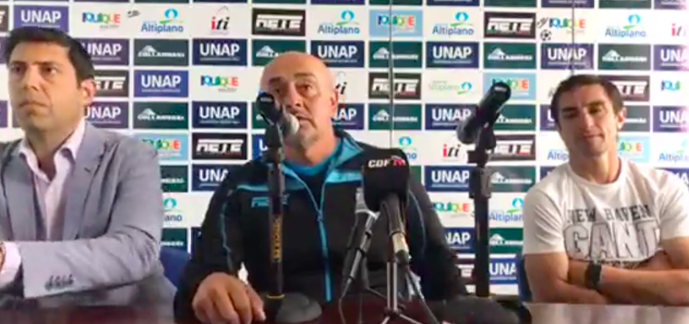 Presentación oficial del nuevo entrenador de Deportes Iquique