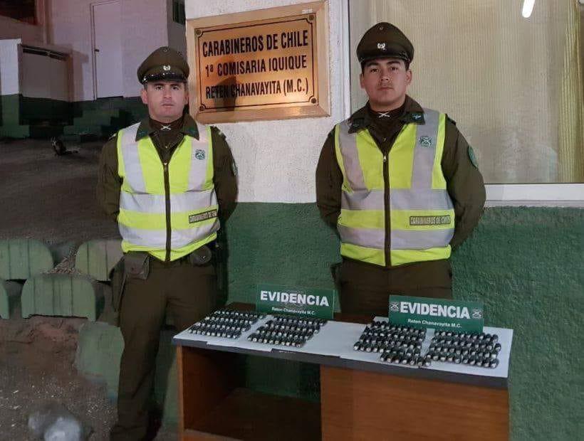 Viajaba como pasajero en un taxi con ovoides en su organismo