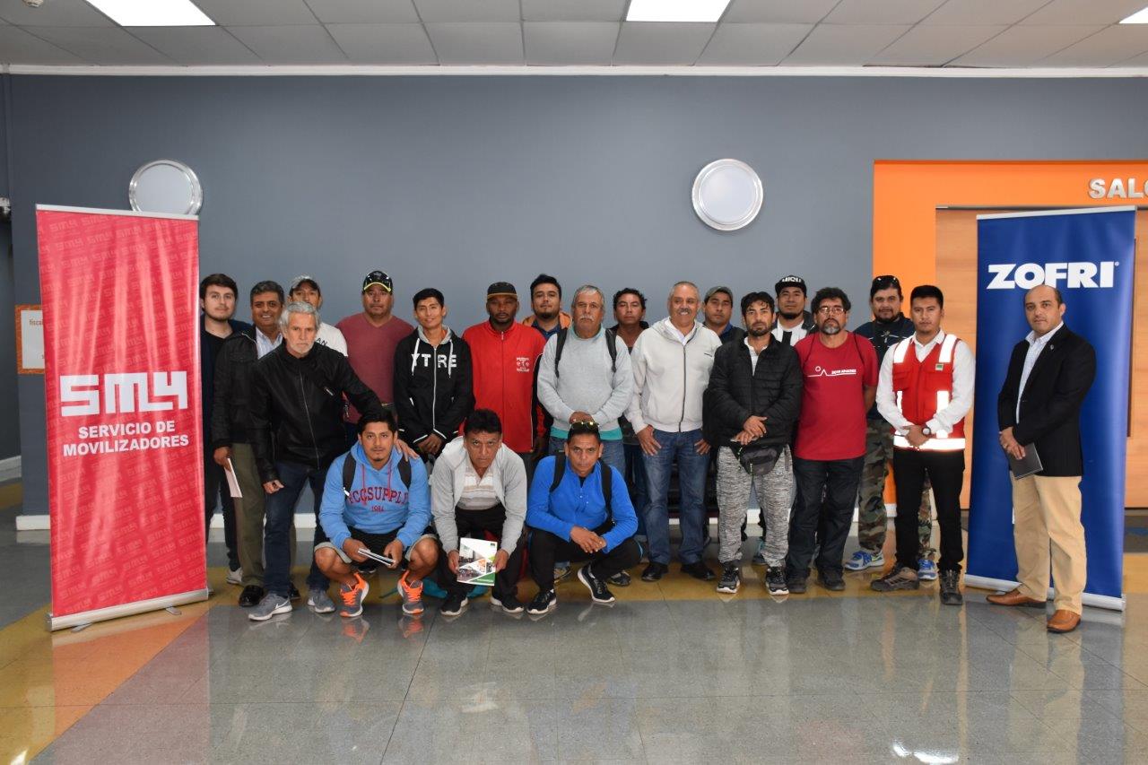 Cargadores de la Zona Franca SM4 se capacitan en prevención de riesgos