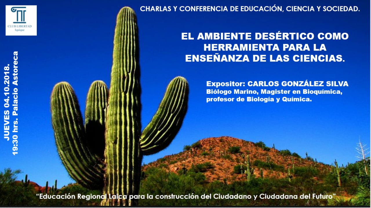 Masonería iquiqueña dictará charla sobre Educación, Ciencia y Sociedad