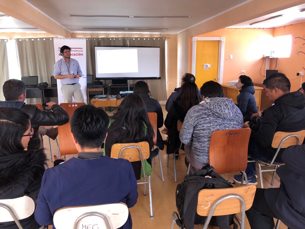 Supereduc Tarapacá capacitó a comunidad educativa de Colchane