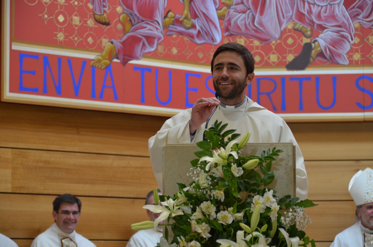 Sacerdote Gonzalo Illanes Fuertes celebró tres años de sacerdocio