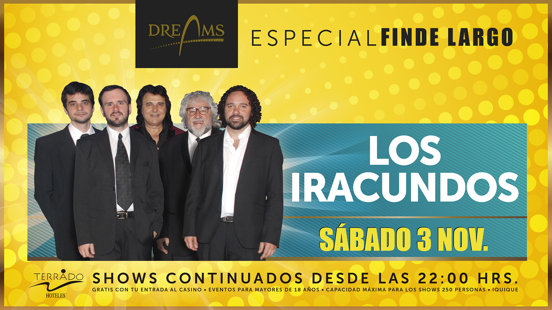 “Los Iracundos” harán escala en Iquique en su gira por América