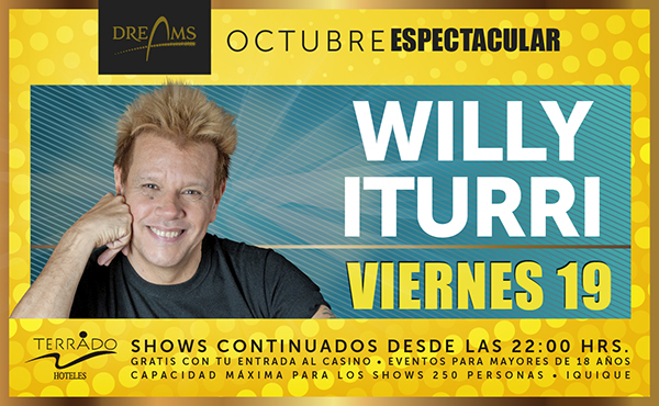 Willy Iturri y lo mejor de los 80´en Dreams Iquique