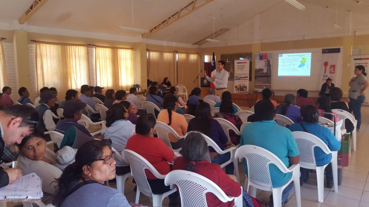 Chile Propietario: Seremi de Bienes Nacionales suscribe alianza con municipio de Camiña