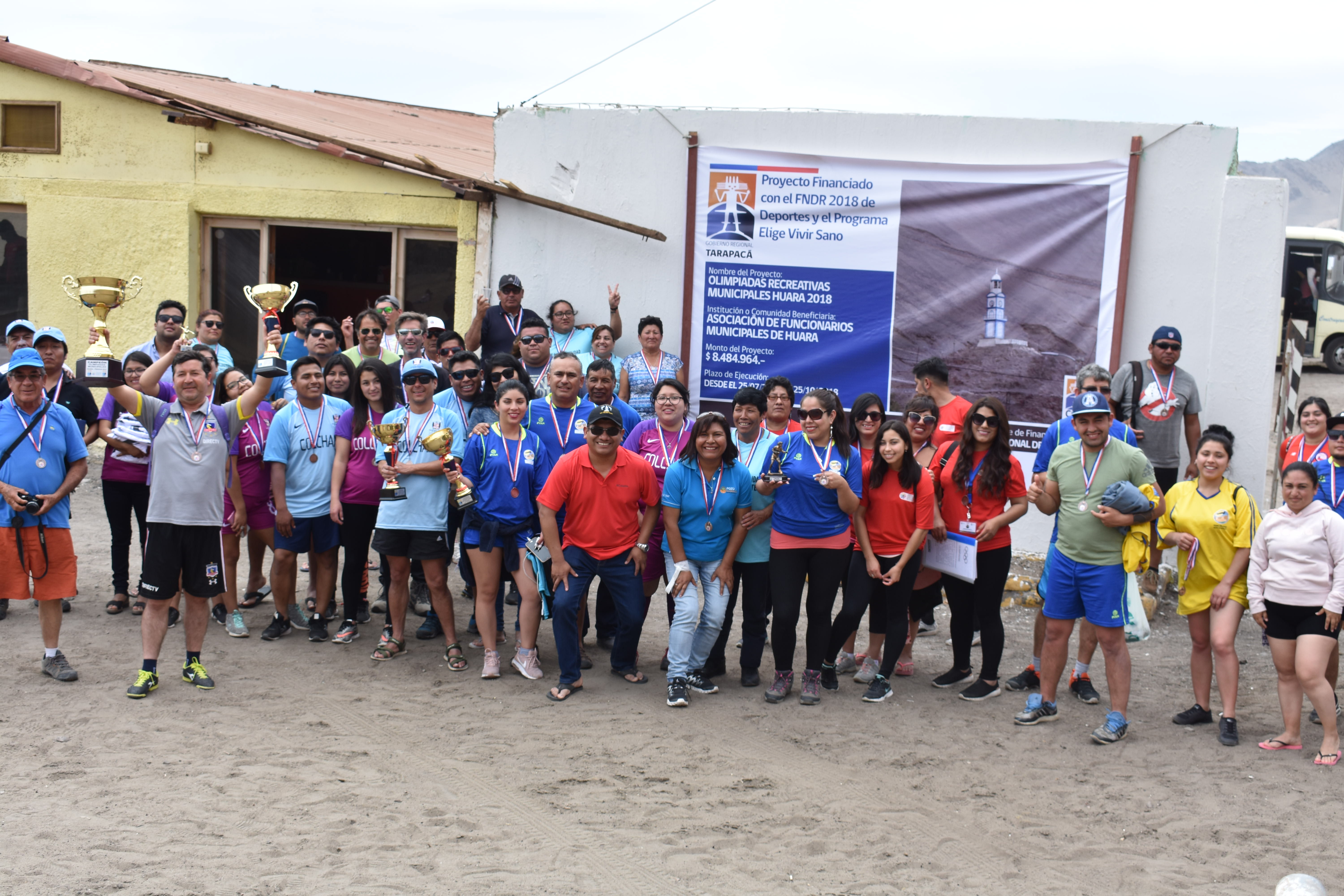 Pozo Almonte se coronó campeón de las Olimpiadas Municipales