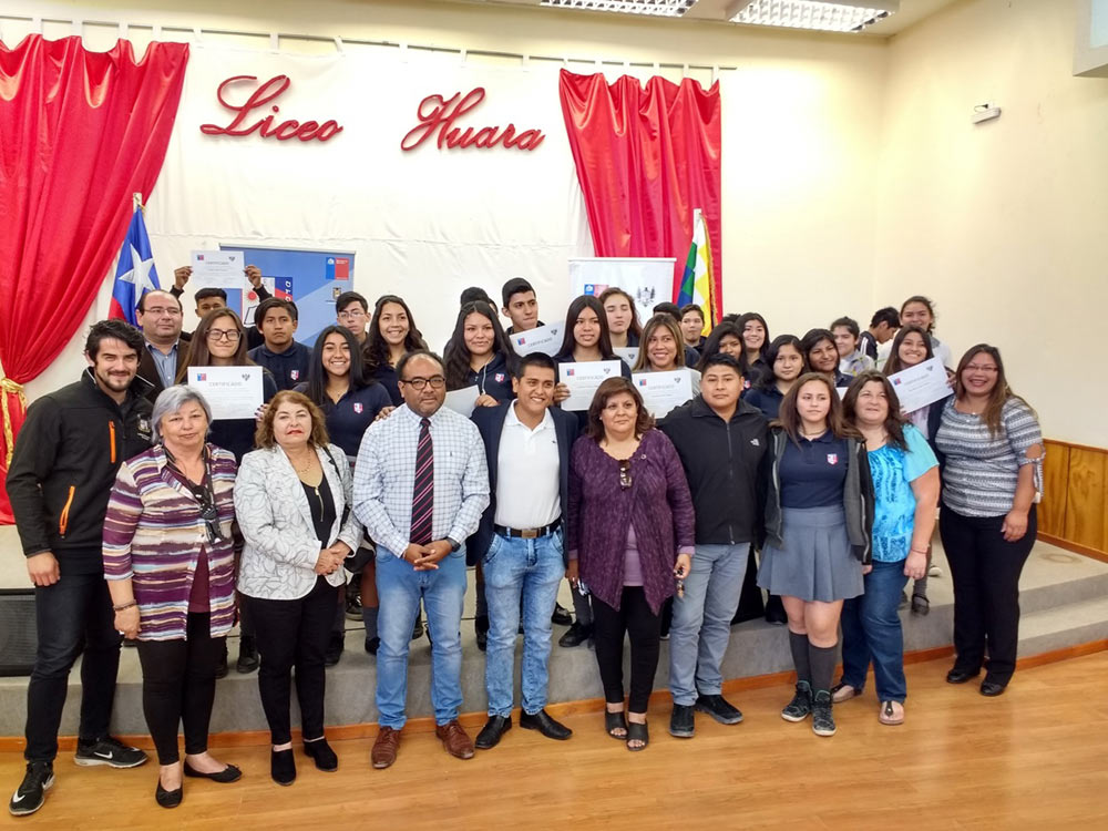45 alumnas/os de Huara se convirtieron en monitores comunitarios en prevención de VCM