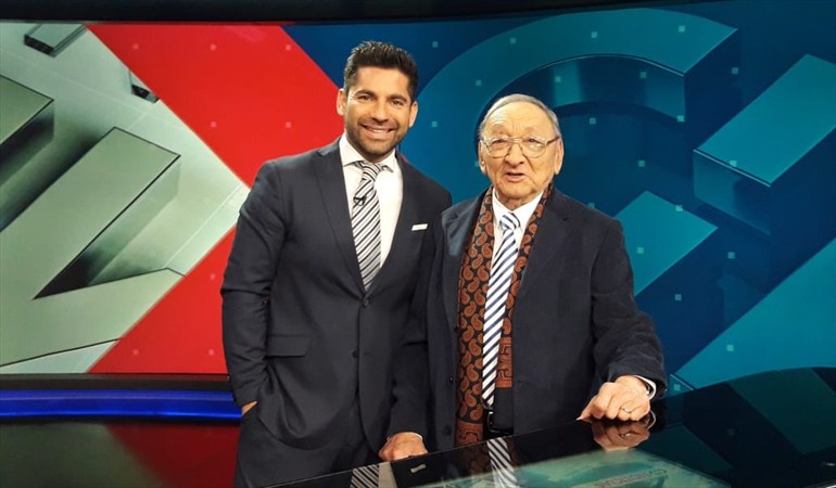 Gran aparición de Javier Miranda en noticiero central de ChileVisión