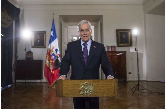 Presidente Piñera realiza cadena nacional sobre el Fallo de la Corte Internacional de Justicia de La Haya