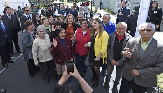 Cecilia Morel participa en inauguración del primer e inédito centro diurno para adultos mayores en Temuco