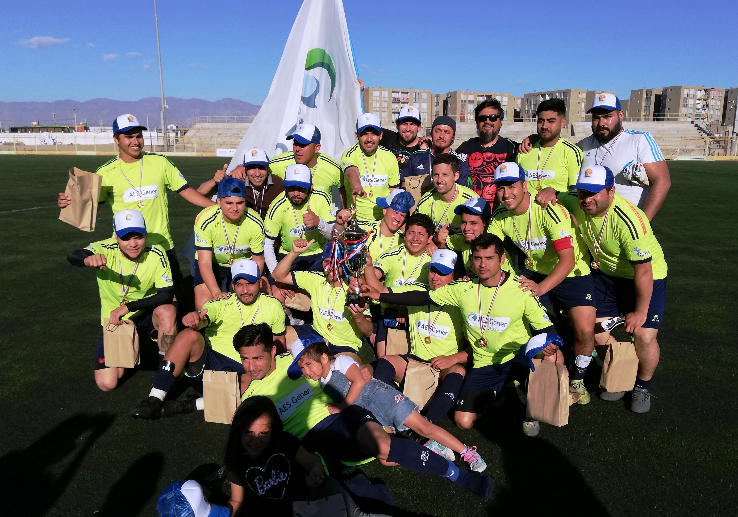 AES Gener se corona campeón del Fútbol en Mejillones