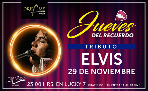 Laureado tributo a Elvis en Latinoamérica, debuta en Dreams