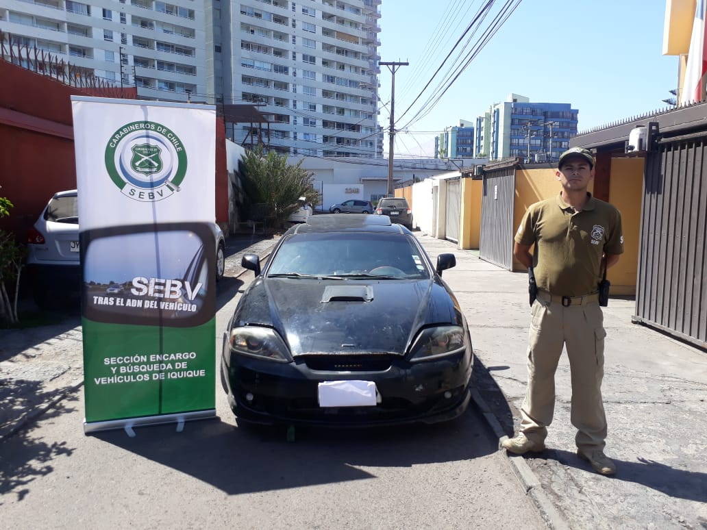 Carabineros capturó a banda que robaba vehículos en Tarapacá
