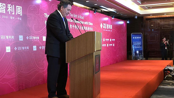 Chile Week: Canciller anuncia adhesión a multimillonario programa de inversiones chino a nivel global