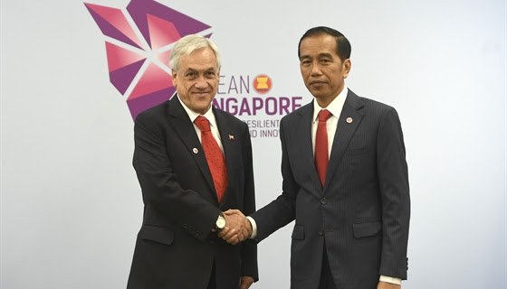 Jefe de Estado sesionó con Presidente de Indonesia