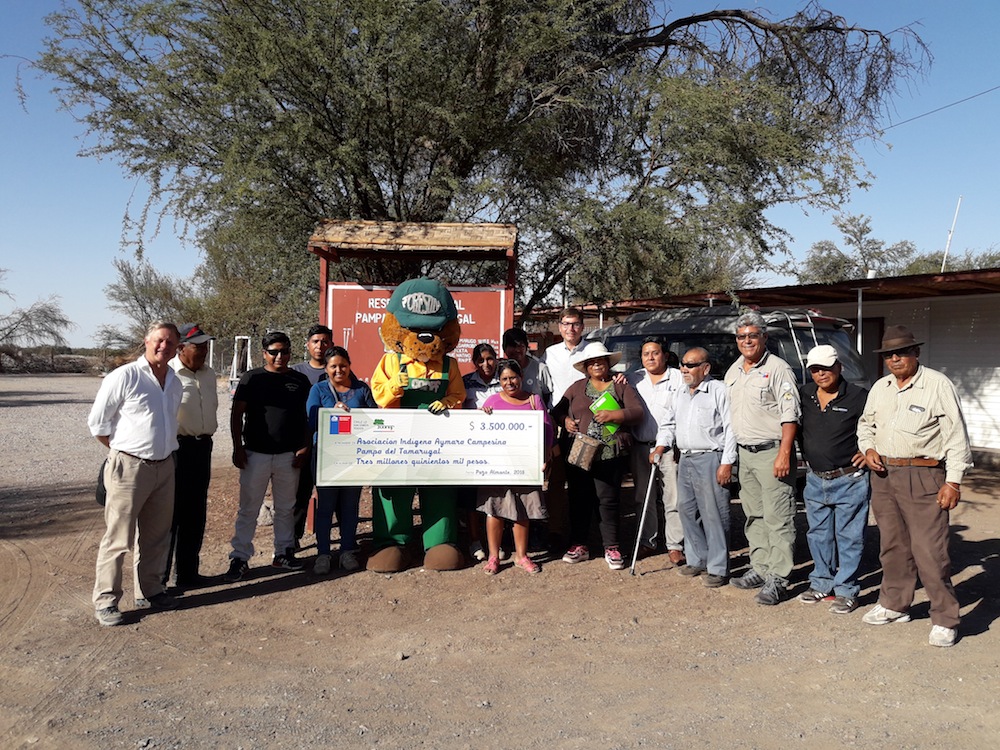 CONAF entregó subvención a ganadores de la Reserva Pampa del Tamarugal
