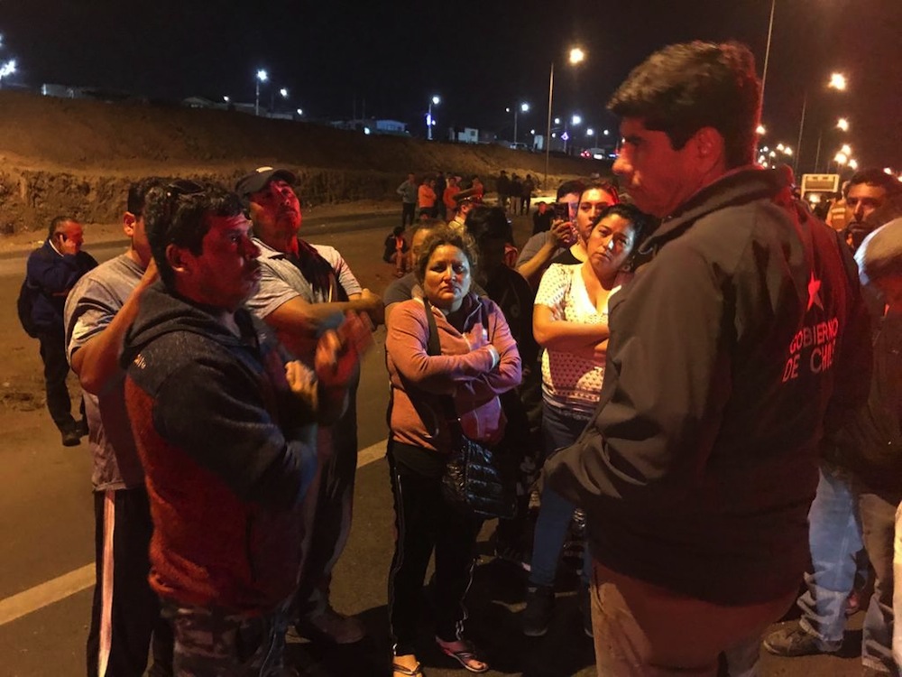 Gobernador de Iquique “desactivó” toma de la carretera