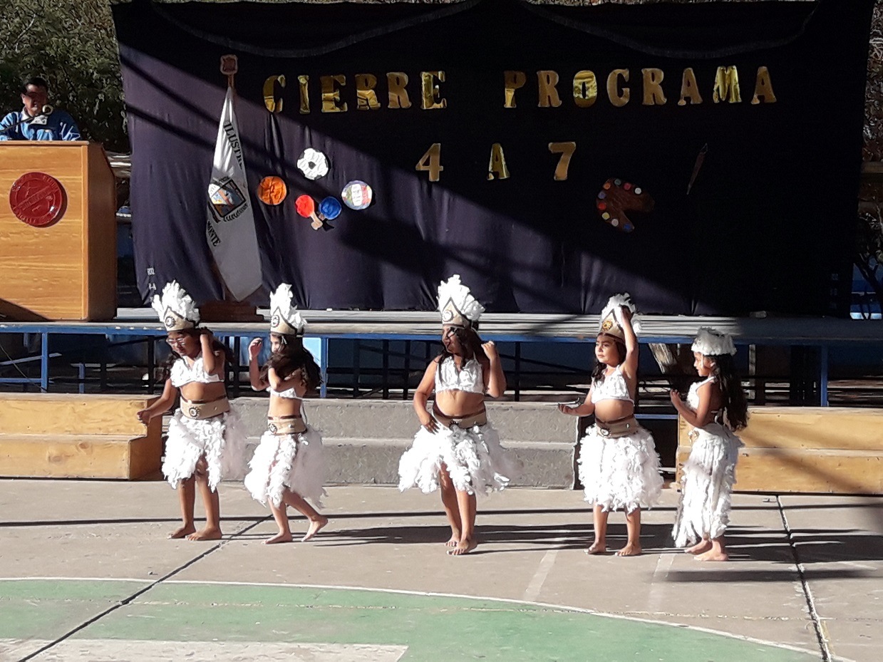 Niños del 4 a 7 mostraron sus aprendizajes del año en el cierre del programa en Pozo Almonte