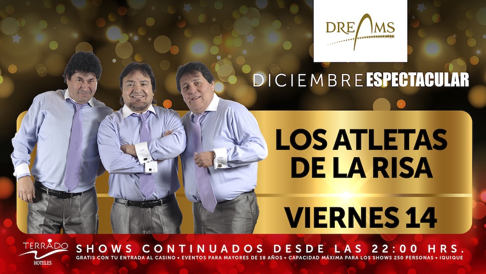 «Los Atletas de la Risa» traen su ritmo y humor pícaro al Casino Dreams