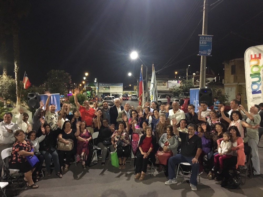 Alcalde Soria: “Focos LED contribuyen a la seguridad y fortalecen espacios públicos”