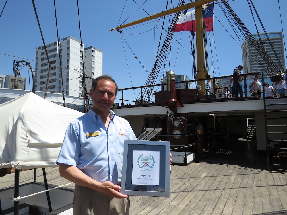 Museo Corbeta Esmeralda es el quinto de referencia en Chile