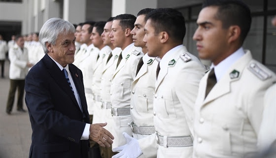 Presidente Piñera encabeza graduación de Oficiales de Carabineros