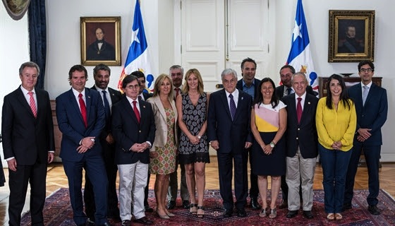 Presidente Piñera presentó a integrantes de Corporación Juegos Panamericanos 2019