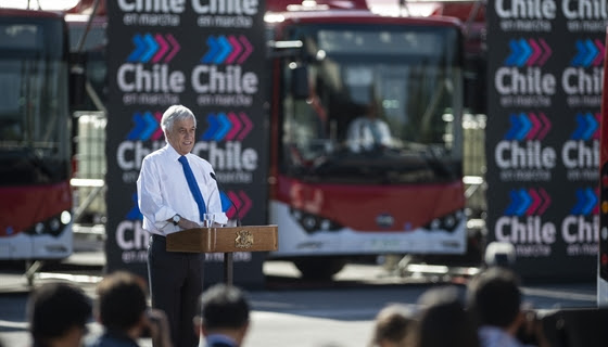 Presidente Piñera: «Estamos haciendo una verdadera revolución en el sistema de transporte público»