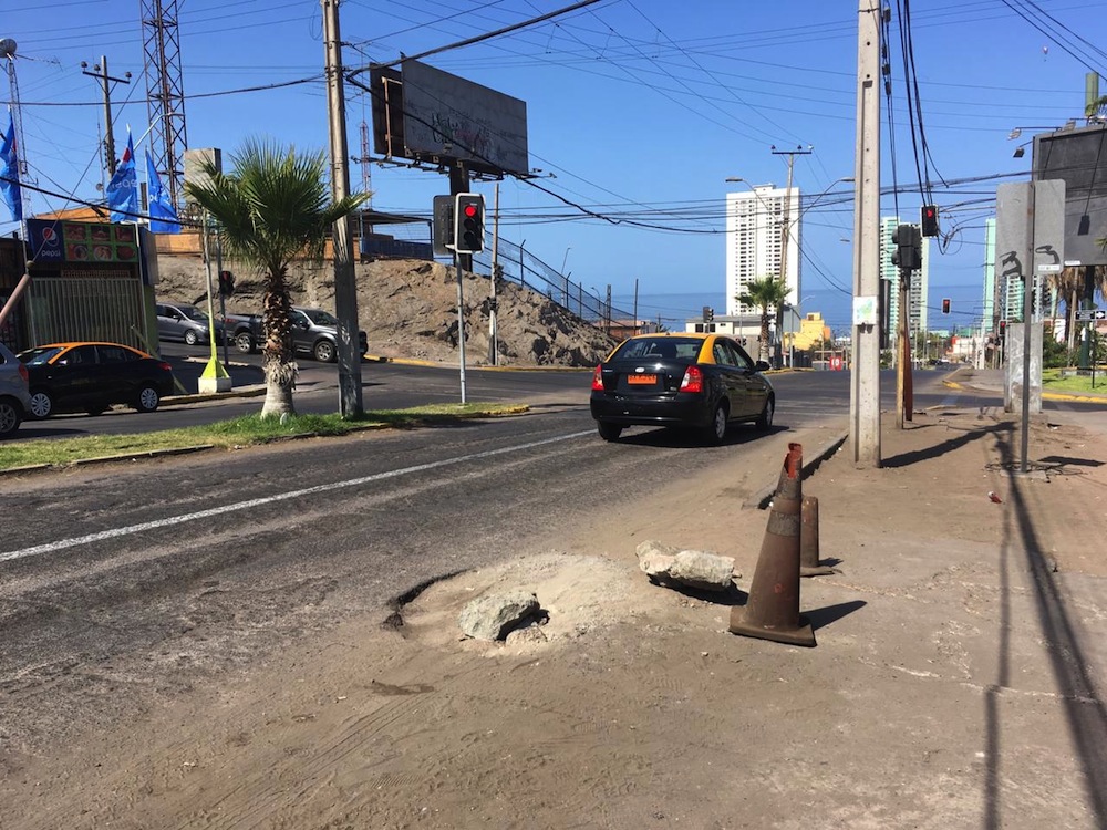 En Villa Magisterio: Tramo de «Santiago Polanco Nuño» (exLos Molles) en estado calamitoso