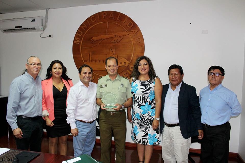 Reconocimiento a mayor de Carabineros Mario Recabarren por gran gestión en Alto Hospicio