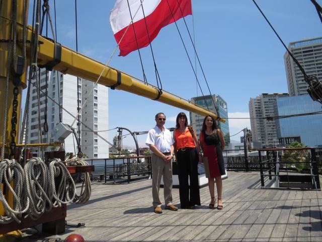 Subsecretaria de Turismo visitó Museo “Corbeta Esmeralda”