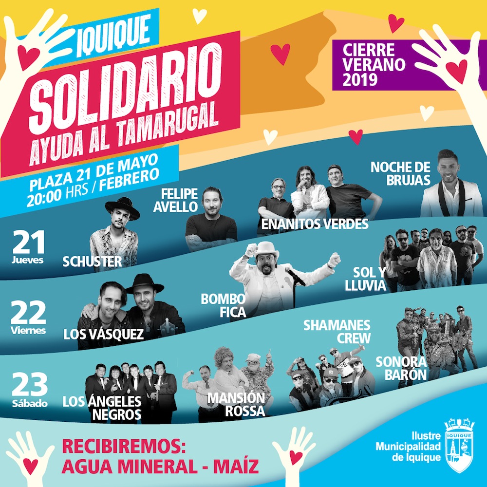 Jueves, viernes y sábado: Iquique Solidario ayuda al Tamarugal