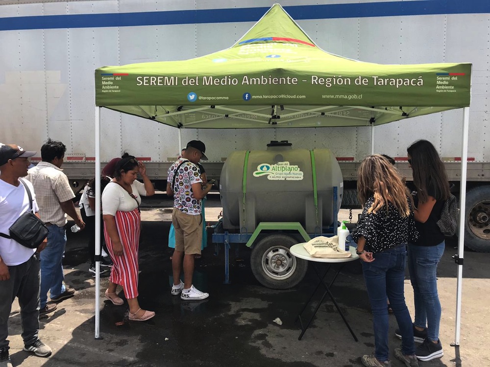 Aguas del Altiplano dispone de 4.000 litros de agua potable camino a Huara