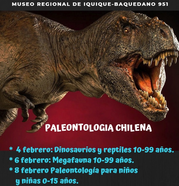 En febrero: Los dinosaurios vuelven al Museo Regional de Iquique