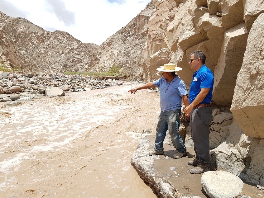 INDAP cuantifica daño agrícola y pecuario tras lluvias en la quebrada de Tarapacá