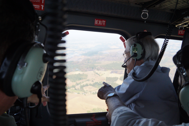 Presidente Piñera recorrió zonas afectadas por incendios forestales en La Araucanía