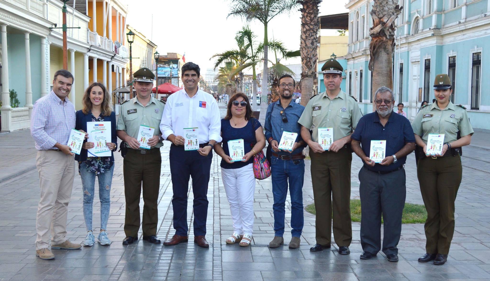 Sercotec Tarapacá y la Subsecretaría de Prevención del Delito entregan material de autocuidado de la campaña “La Seguridad La Hacemos Todos”